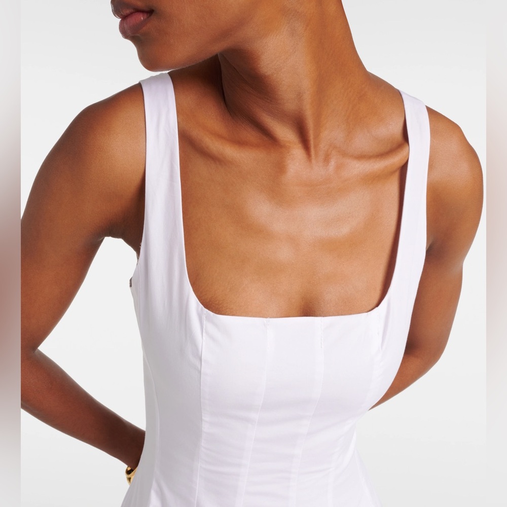 πΊπHPππΊ NWT Staud Wells Maxi Dress White - Picture 3 of 16